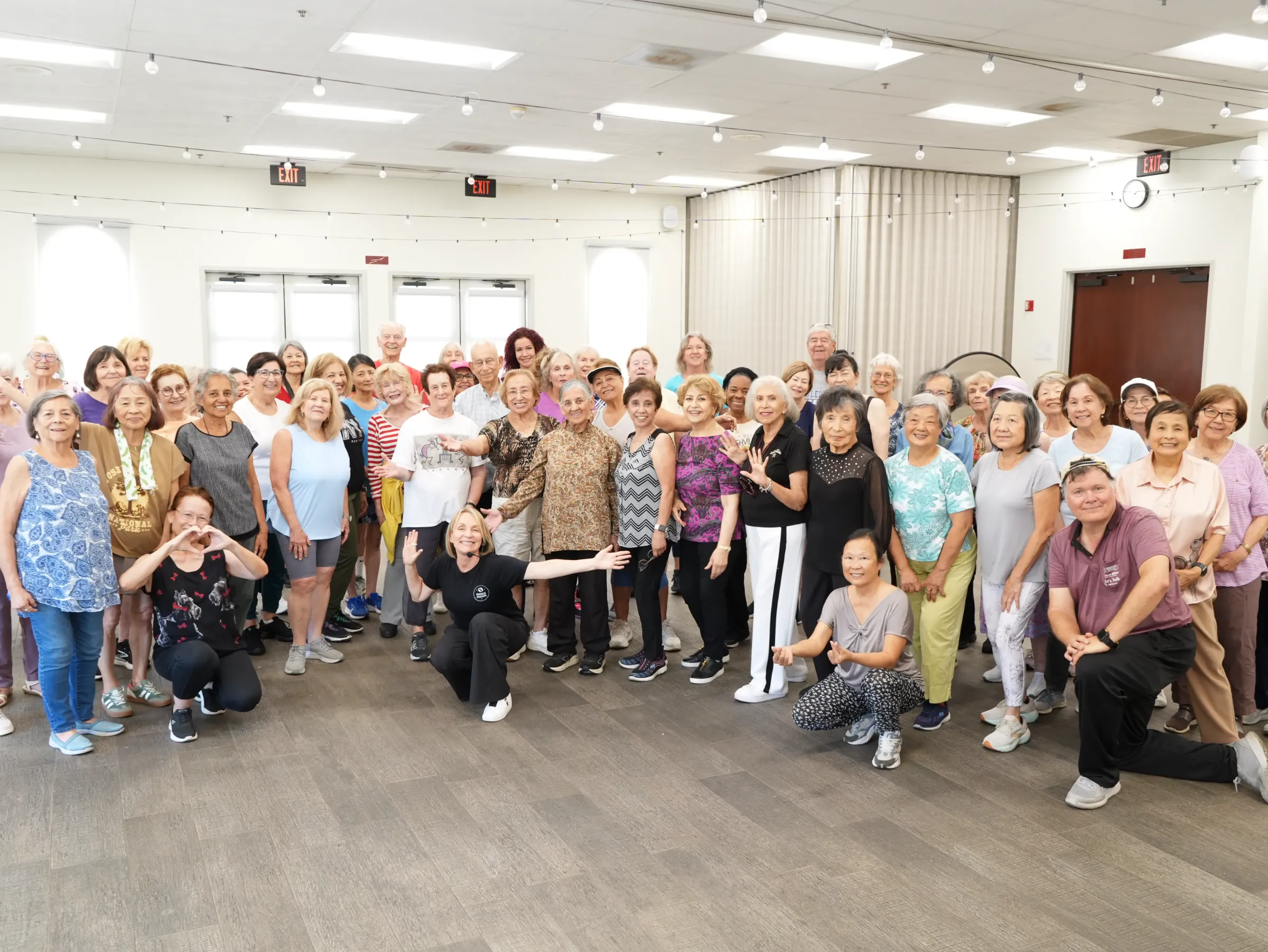 The Dance Vision Foundation community together